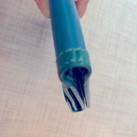 Coach French Calfskin Large Wallet Turquoise Teal - Picture 5 of 16